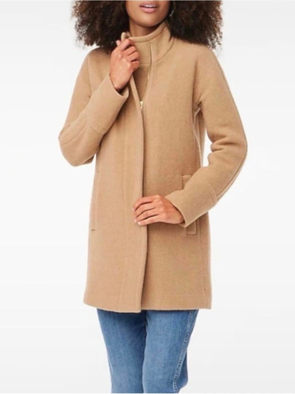 J. Crew Wool-Blend Cocoon Coat
